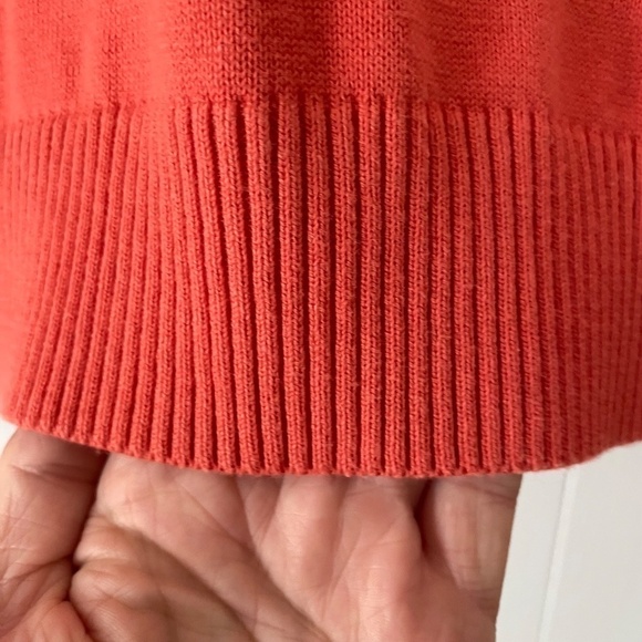 Men's Land's End 100% Supima Cotton long sleeve crew neck sweater size L - Picture 5 of 10